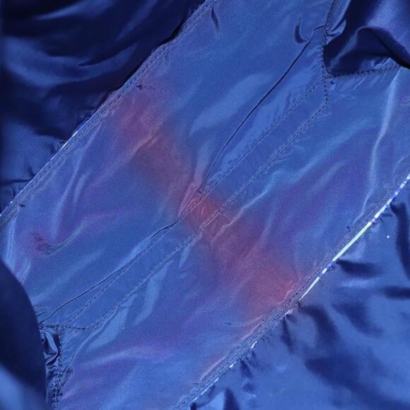 PRADA Flower Tote Bag Nylon Blue - Picture 10 of 16